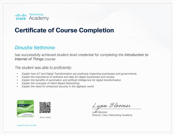 Cisco IoT Certificate